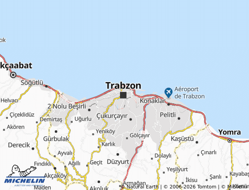 MICHELIN Zafer map - ViaMichelin