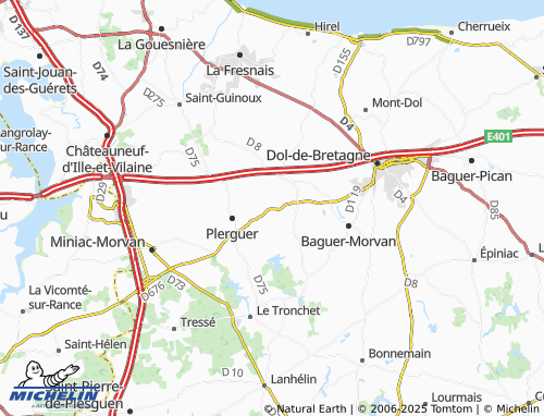 MICHELIN Vildé-Bidon map - ViaMichelin