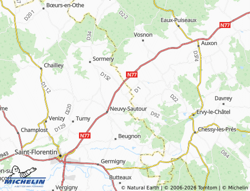 Carte MICHELIN Lasson - ViaMichelin