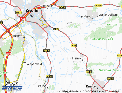 Mapa MICHELIN Laag Zuthem - ViaMichelin