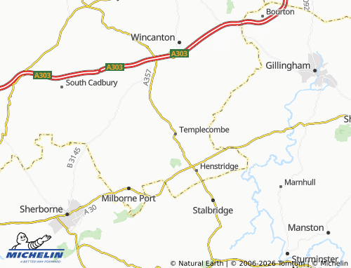 Mappa MICHELIN Templecombe - ViaMichelin