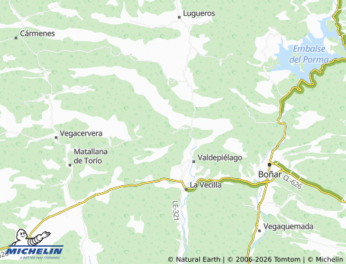 MICHELIN-Landkarte Valdorria - ViaMichelin