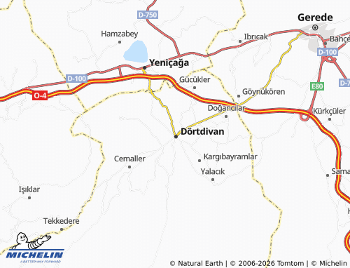 Mappa MICHELIN Çavuşlar - ViaMichelin
