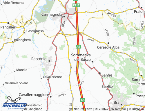 Mappa MICHELIN Caramagna Piemonte - ViaMichelin