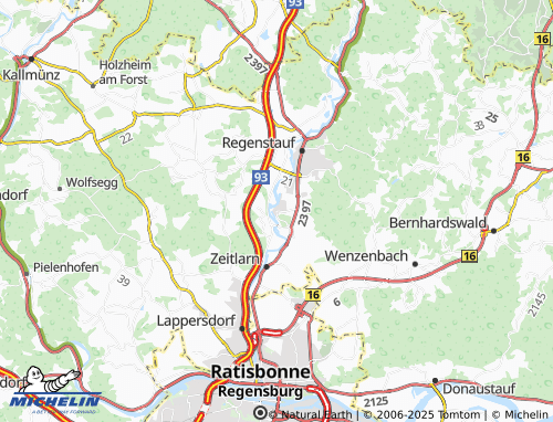 MICHELIN Laub map - ViaMichelin