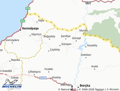 Mappa MICHELIN Güreşen - ViaMichelin