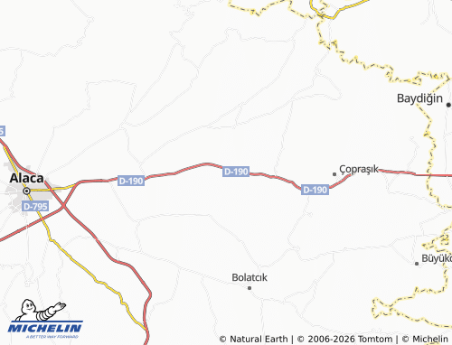 Mapa MICHELIN Çöplü - ViaMichelin