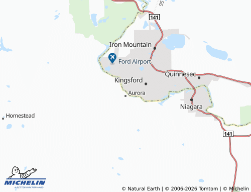 Mapa MICHELIN Aurora - ViaMichelin