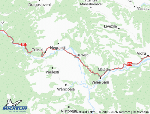 Mapa MICHELIN Bârsești - ViaMichelin
