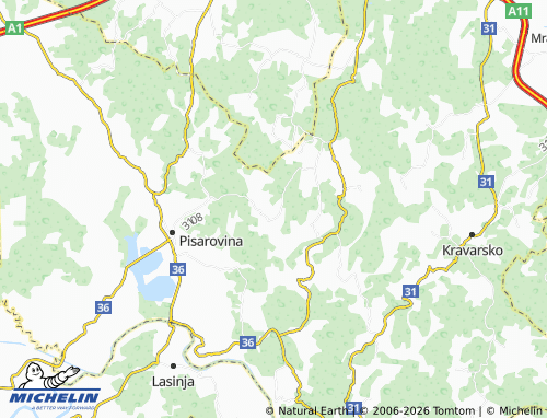 Mapa MICHELIN Blažina - ViaMichelin