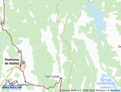 Mapa MICHELIN Angao de los Herrera - ViaMichelin