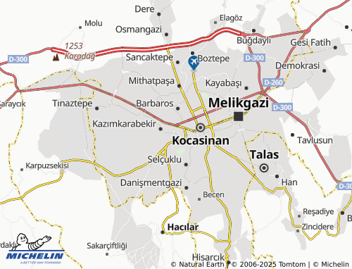MICHELIN Hürriyet map - ViaMichelin