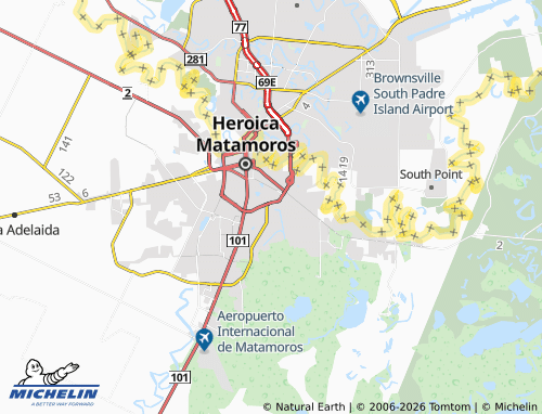 Mappa MICHELIN José María Morelos - ViaMichelin