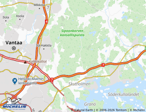 MICHELIN Nybygget map - ViaMichelin