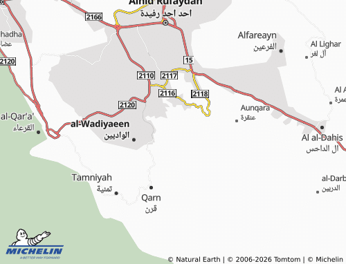 MICHELIN-Landkarte al-Raqi - ViaMichelin