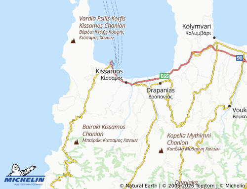 Mapa MICHELIN Kounoupitsa - ViaMichelin