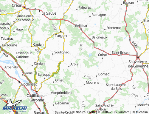MICHELIN Cantois map - ViaMichelin