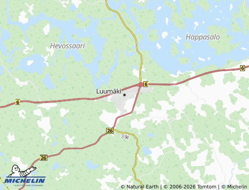 MICHELIN-Landkarte Luumäki - ViaMichelin