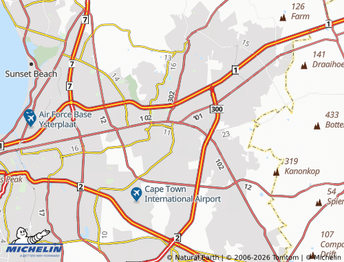 Kaart MICHELIN Transnet Marshalling Yard - ViaMichelin