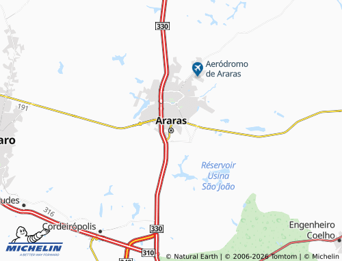 Mappa MICHELIN Araras - ViaMichelin
