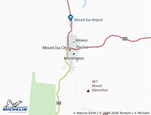 Mapa MICHELIN Healy - ViaMichelin