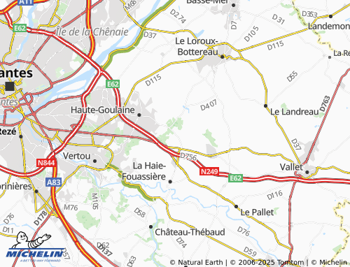Mappa MICHELIN Le Pâtis-Tonneau - ViaMichelin