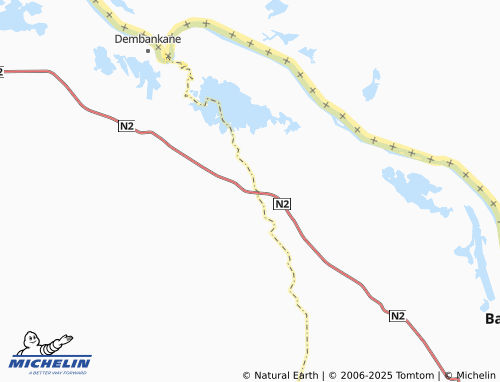 Mapa MICHELIN Bondji - ViaMichelin