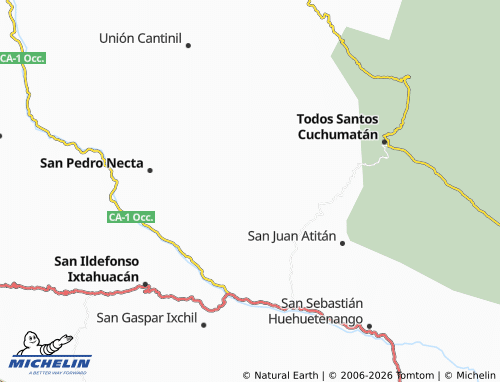 Mappa MICHELIN Santiago Chimaltenango - ViaMichelin