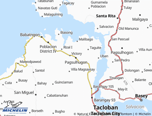 MICHELIN Pagsulhugon map - ViaMichelin