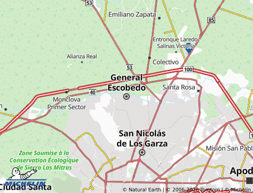 MICHELIN General Escobedo map - ViaMichelin