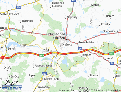 Mappa MICHELIN Olešnice - ViaMichelin