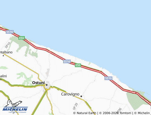 Mapa MICHELIN Costa Merlata - ViaMichelin