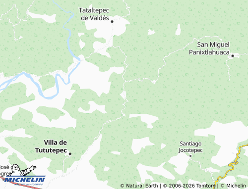 Mappa MICHELIN Santa Cruz Tututepec - ViaMichelin