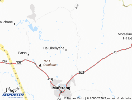 Carte MICHELIN Ha Libenyane - ViaMichelin