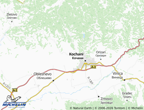 Kaart MICHELIN Beli - ViaMichelin