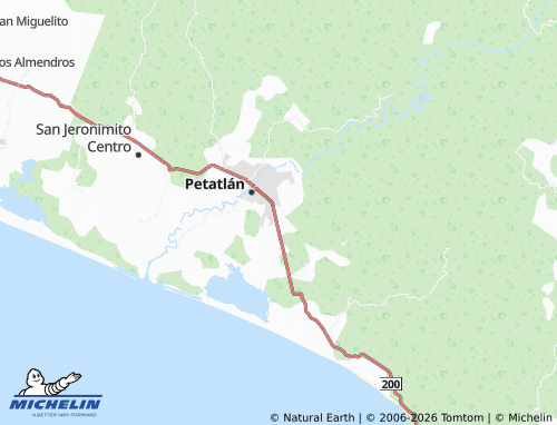 MICHELIN Ampliación Benito Juárez map - ViaMichelin