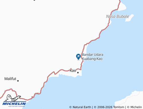 MICHELIN Kusu Lovra map - ViaMichelin