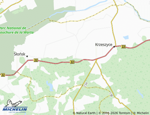 MICHELIN-Landkarte Lemierzyce - ViaMichelin