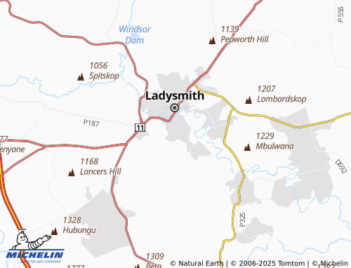 MICHELIN Hillside map - ViaMichelin