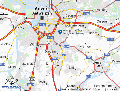 Mapa MICHELIN Mortsel - ViaMichelin