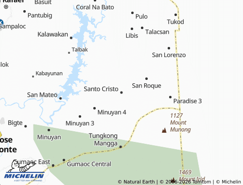 MICHELIN Santo Cristo map - ViaMichelin