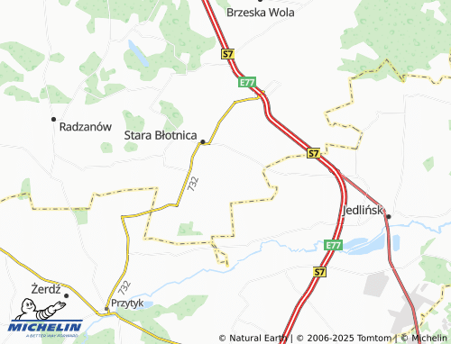 MICHELIN Stary Kobylnik map - ViaMichelin