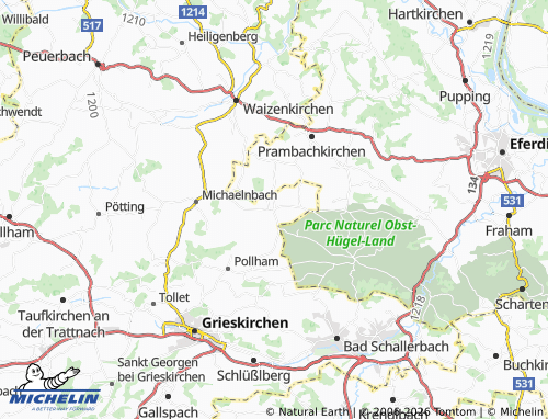 MICHELIN Sankt Thomas map - ViaMichelin