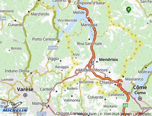 Mapa MICHELIN Arzo - ViaMichelin