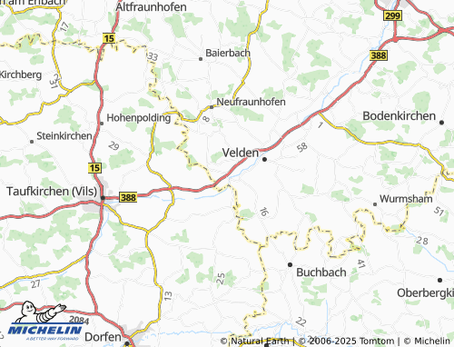 Mappa MICHELIN Kreuz - ViaMichelin