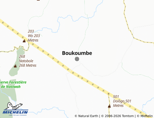 Mapa MICHELIN Boukoumbe - ViaMichelin