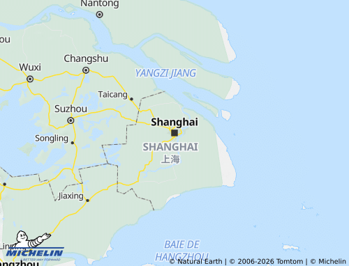 Mappa MICHELIN Shànghǎi - ViaMichelin