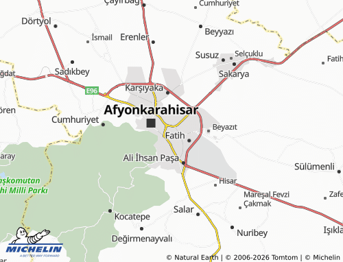 MICHELIN Güvenevler map - ViaMichelin