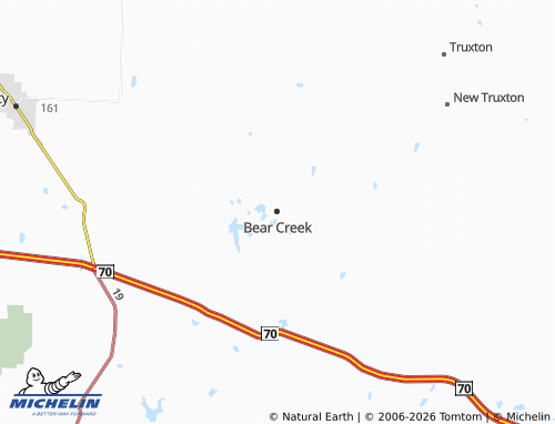 Mapa MICHELIN Bear Creek - ViaMichelin