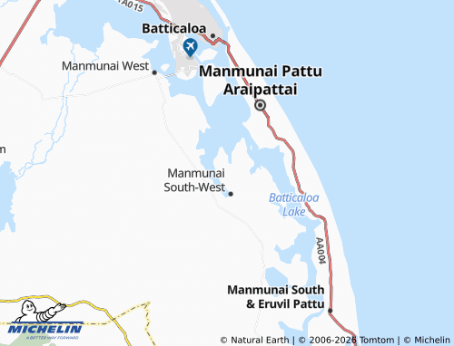 Mappa MICHELIN Munaikkadu South - ViaMichelin